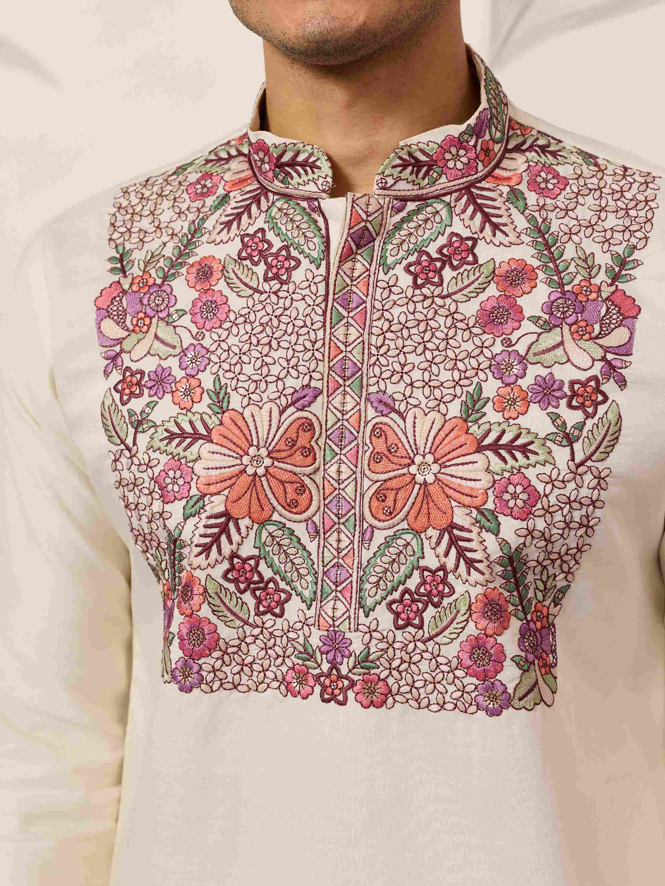 Kurta Traditional White Designer Kurta Pant Set for Mens Wear