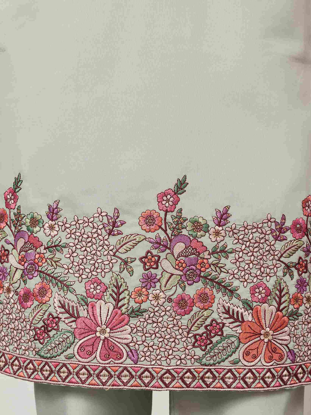 Pista Green Kurta Pant Set for Wedding & Festive Wear