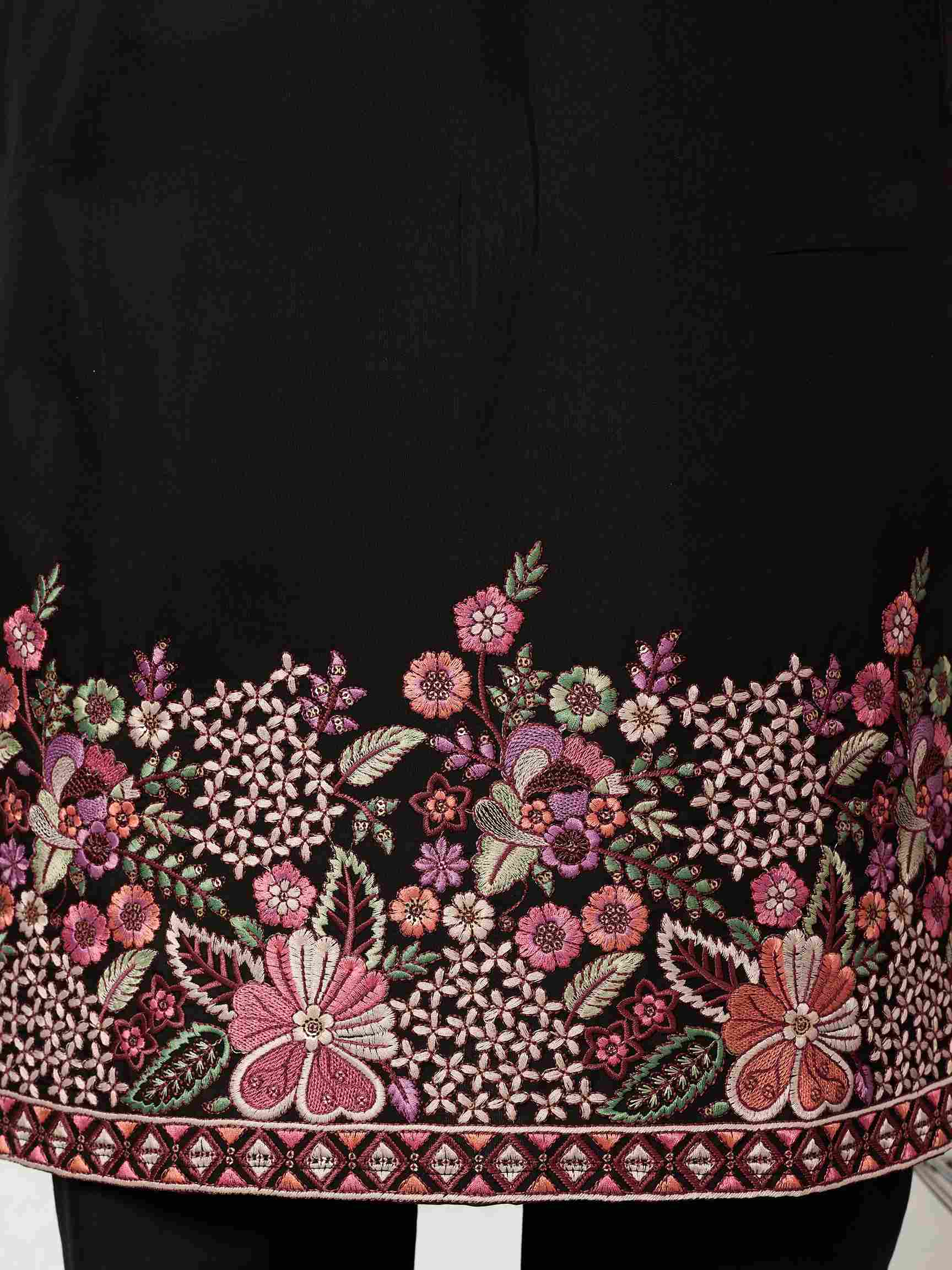Festive Wear Premium Black Kurta Pant Set for Mens