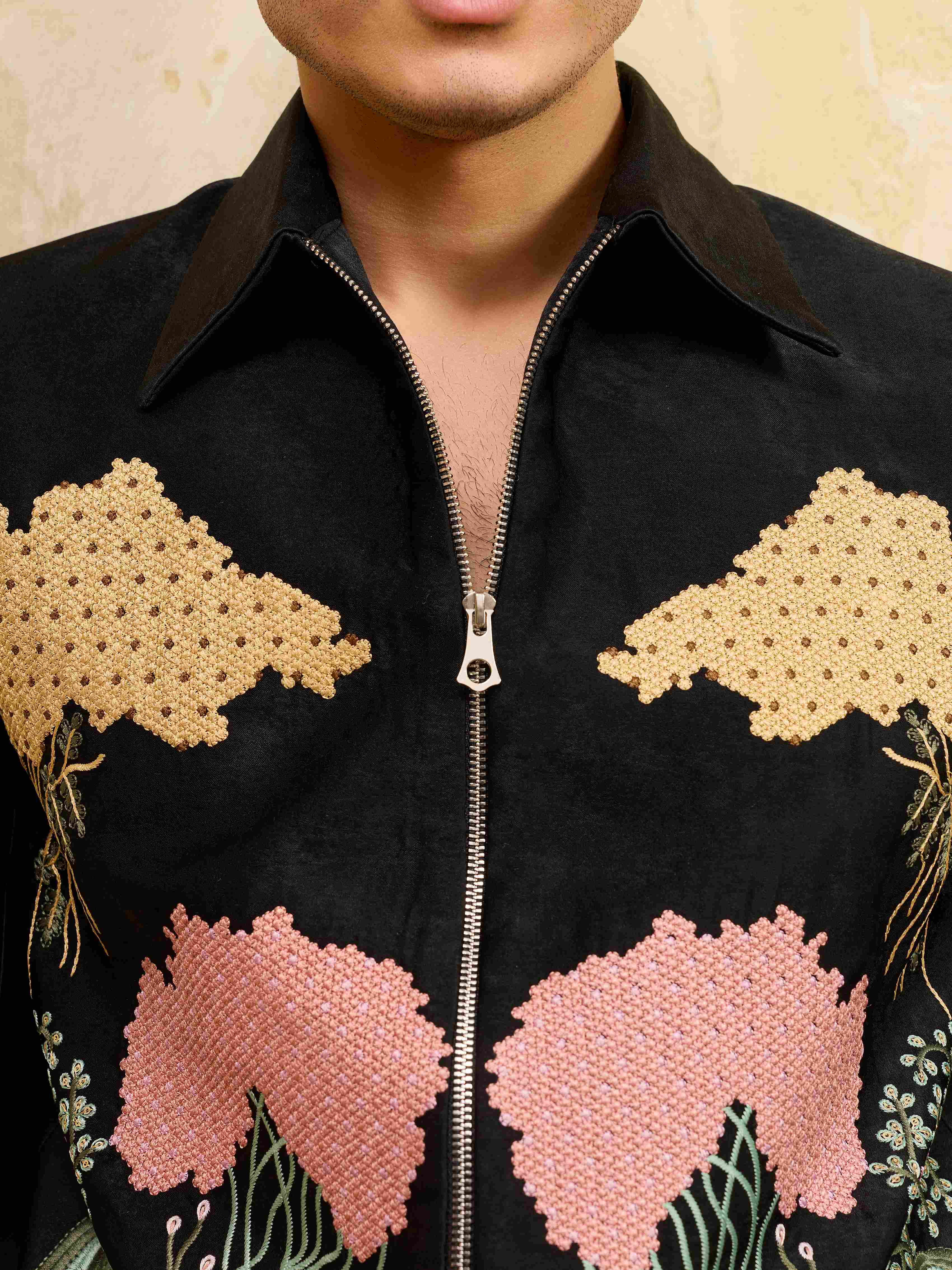 Black jaket Velvet Wedding Bomber Suit for Mens Wear