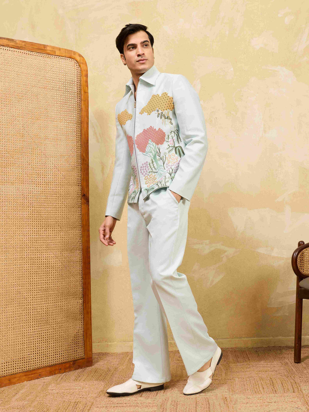 Premium Sky Bomber Jacket and Pant Combo for Mens Wear