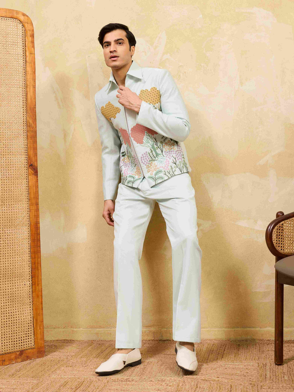 Premium Sky Bomber Jacket and Pant Combo for Mens Wear