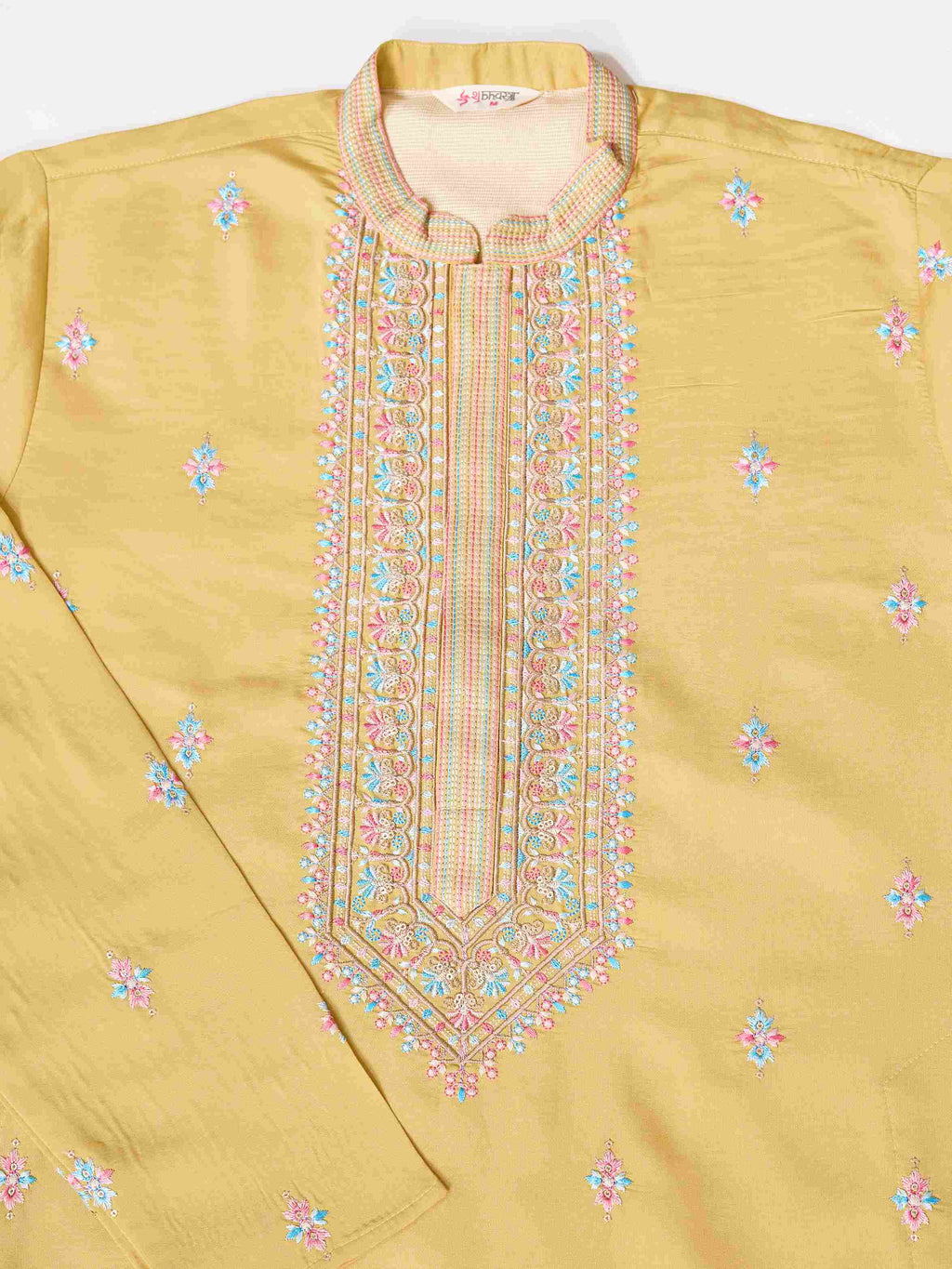 Trending Yellow Haldi Ceremony Koti Kurta for Men
