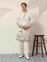 White Kurta for Indian Wedding Mens Wear