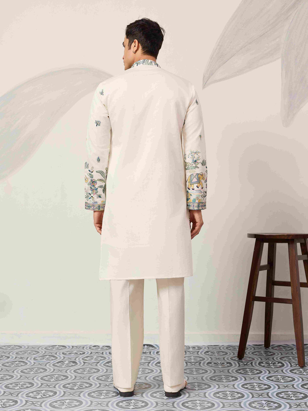 White Kurta for Indian Wedding Mens Wear