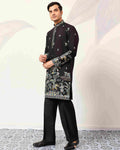 Kurta with Bottom - BLACK