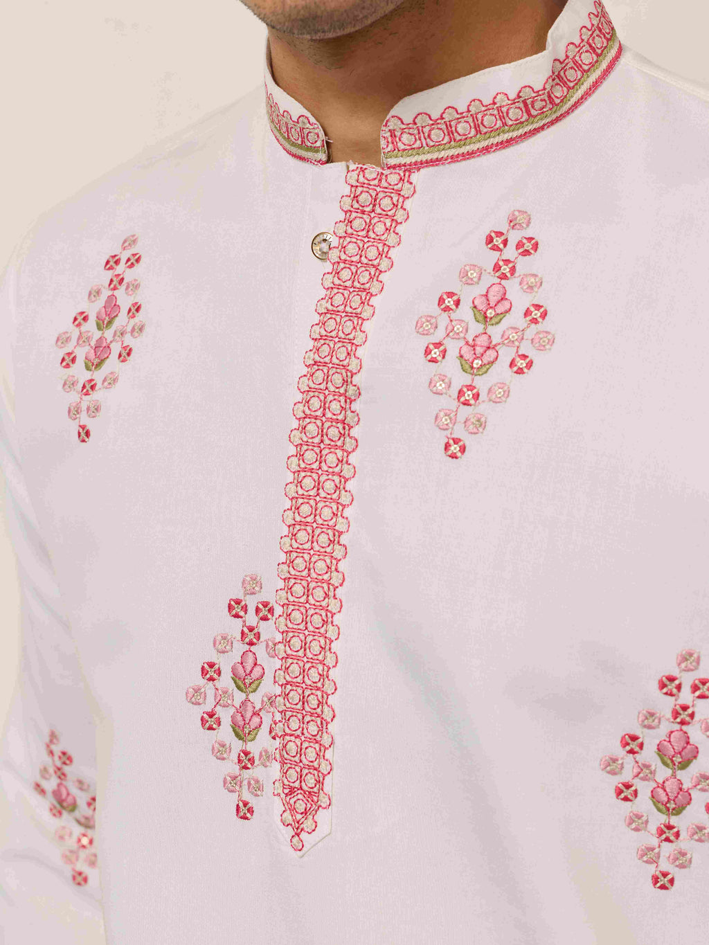 Royal Prince White Kurta Outfit for Mens Wear Collection