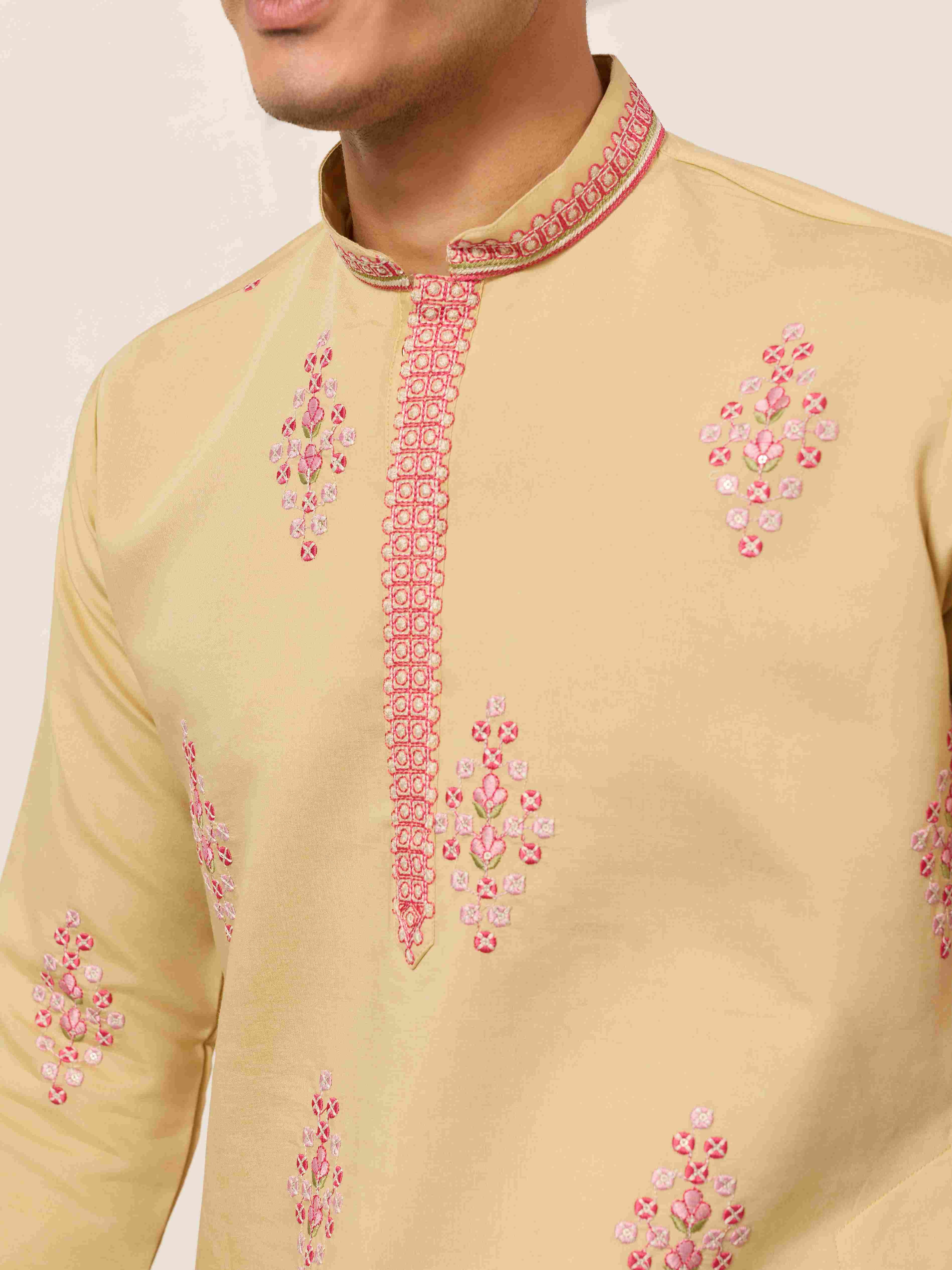 Groom Yellow Kurta for Haldi Ceremony Special for Mens