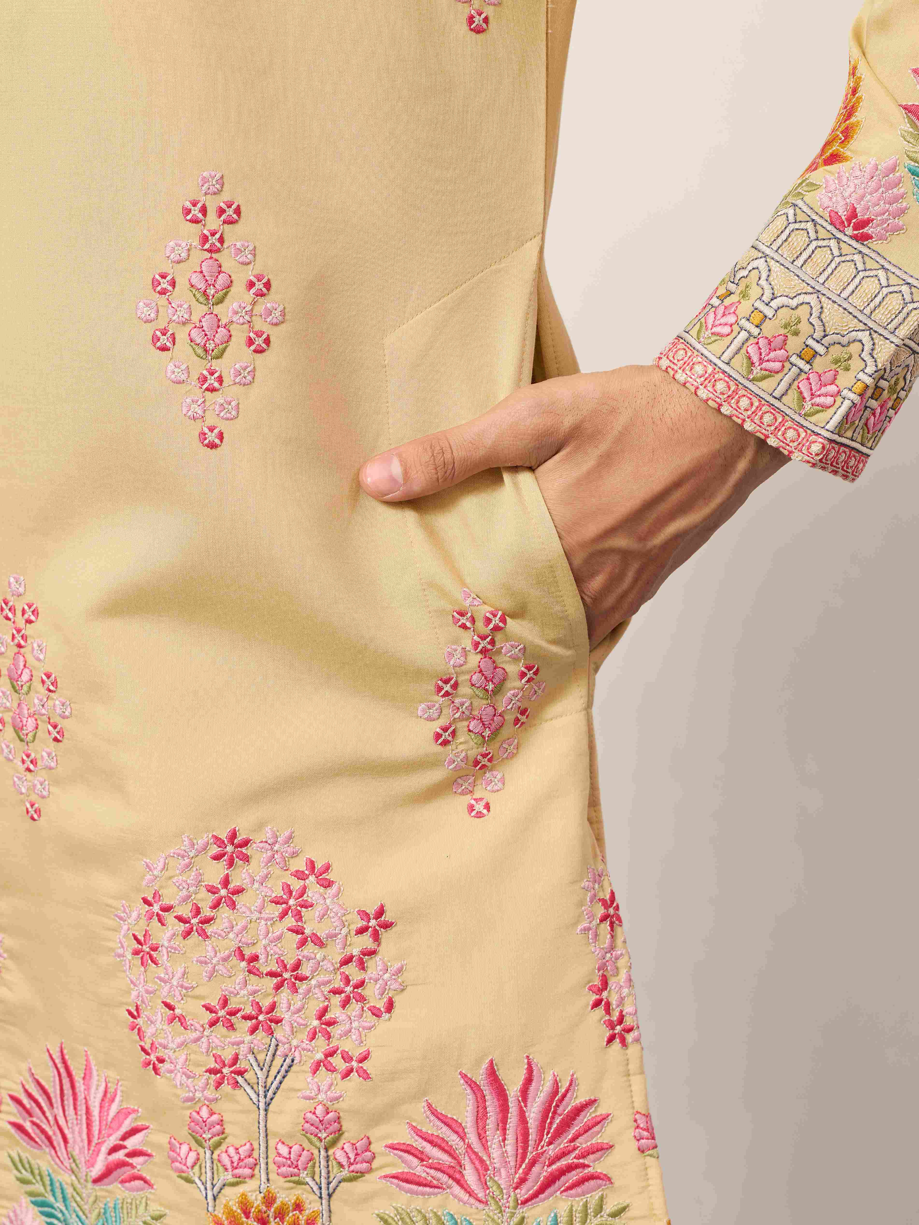 Groom Yellow Kurta for Haldi Ceremony Special for Mens