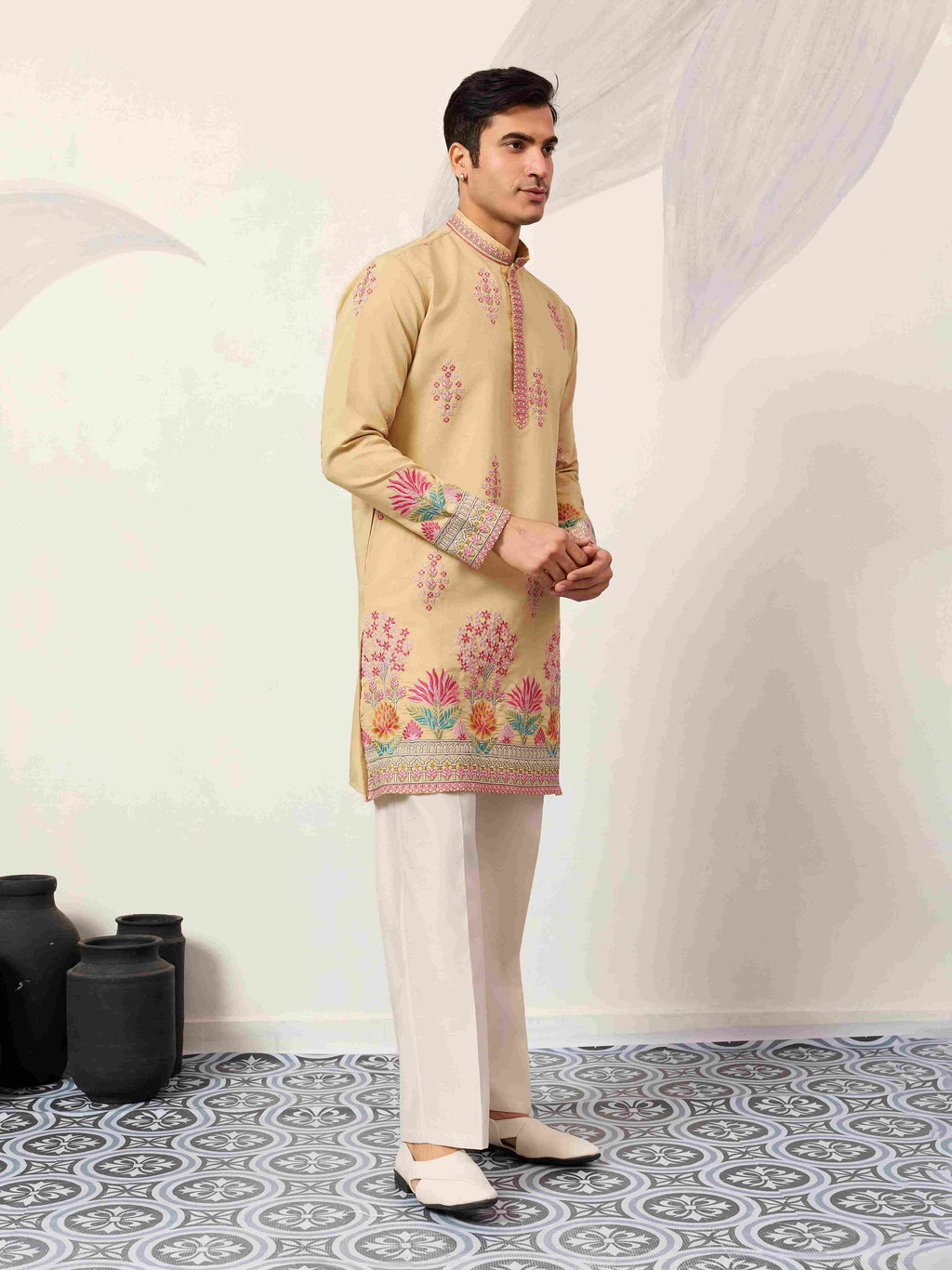 Groom Yellow Kurta for Haldi Ceremony Special for Mens