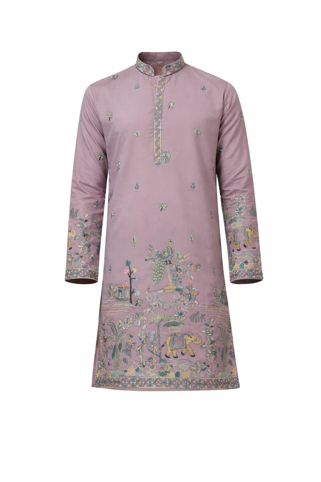 Traditional Purple Wedding Kurta for Mens Wear
