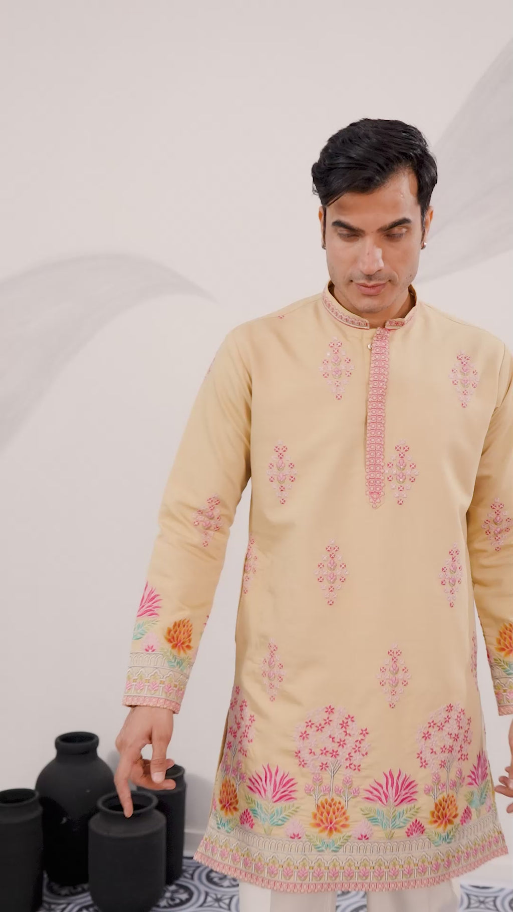 Groom Yellow Kurta for Haldi Ceremony Special for Mens