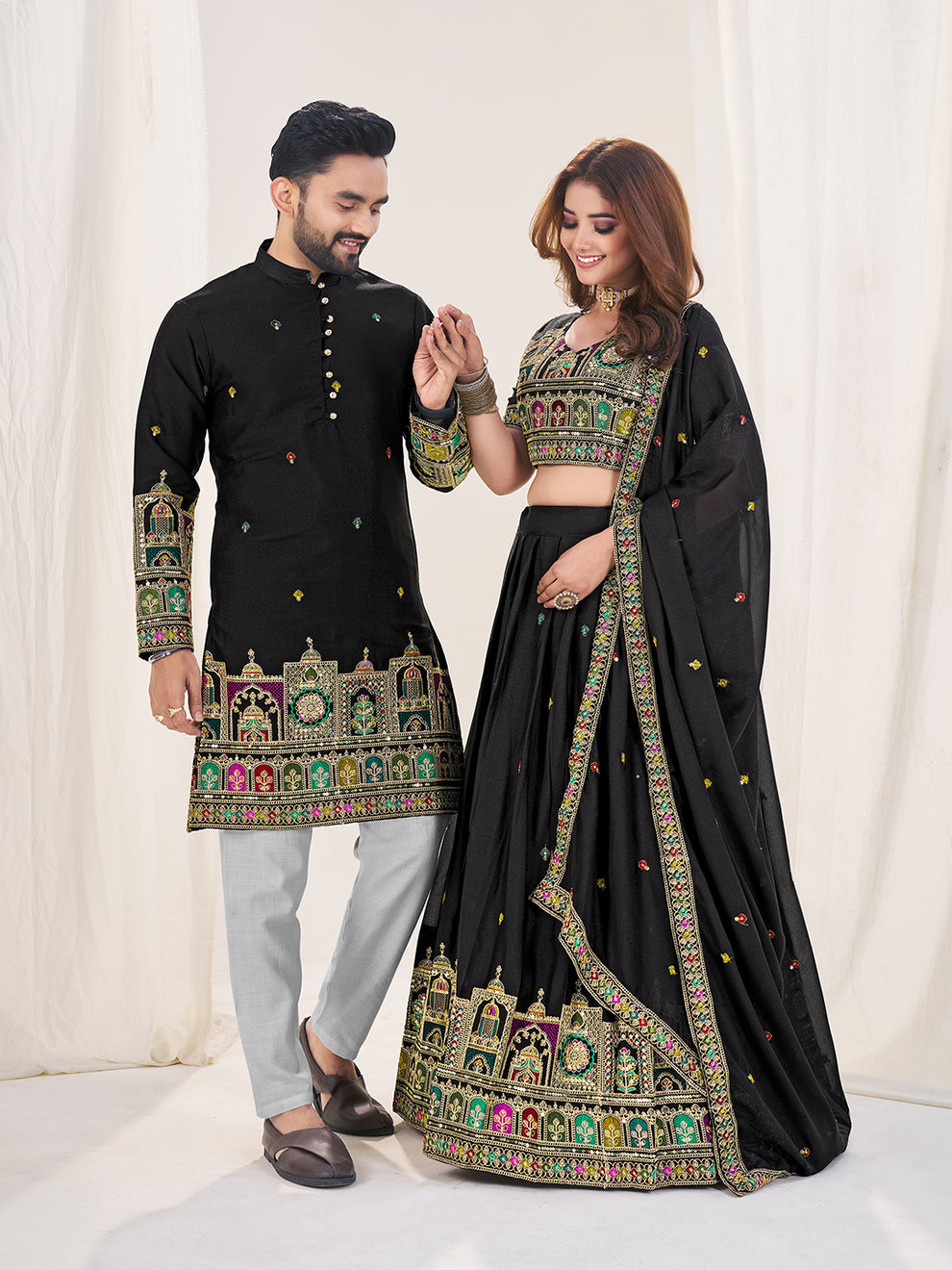 Wedding Ready Black Couple Set