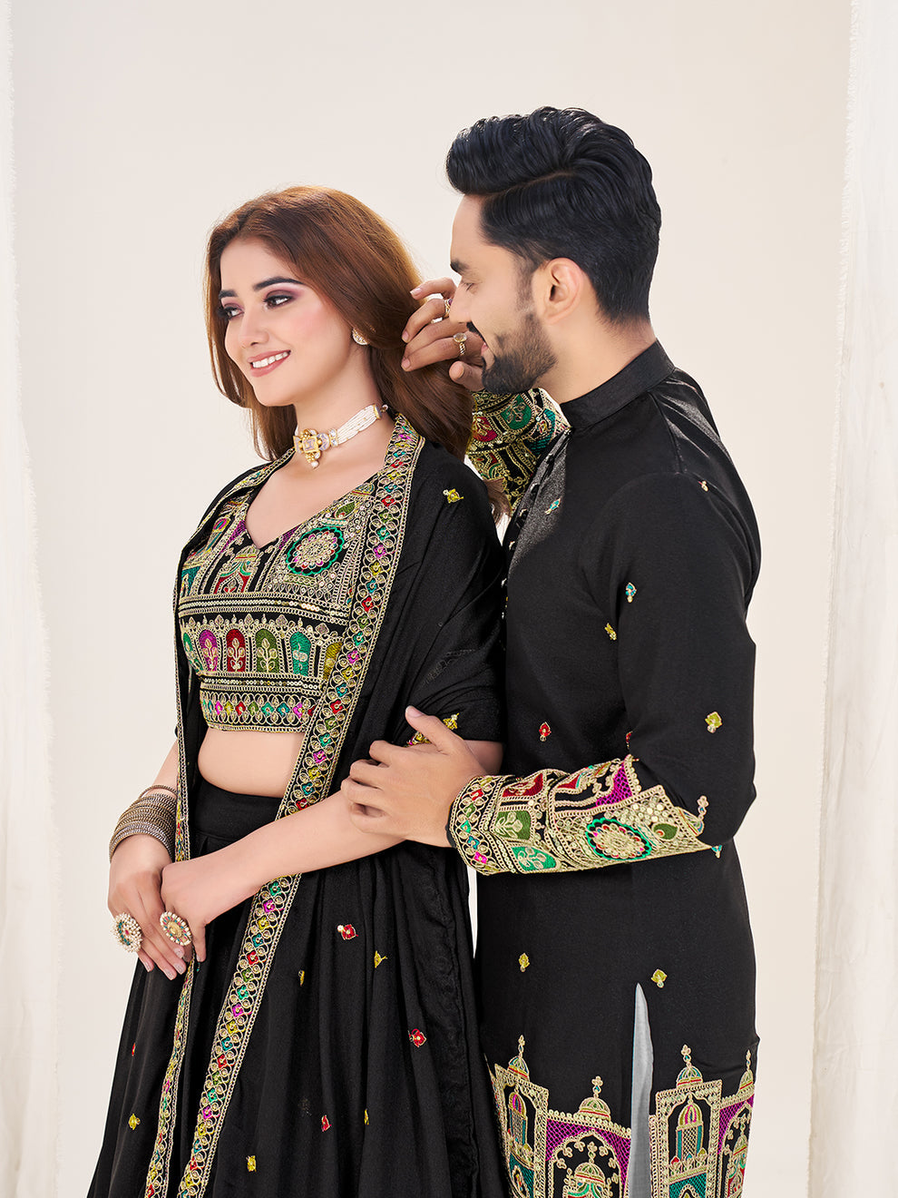 Wedding Ready Black Couple Set
