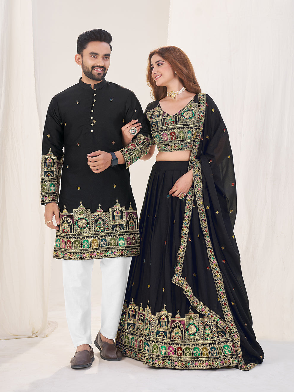 Wedding Ready Black Couple Set