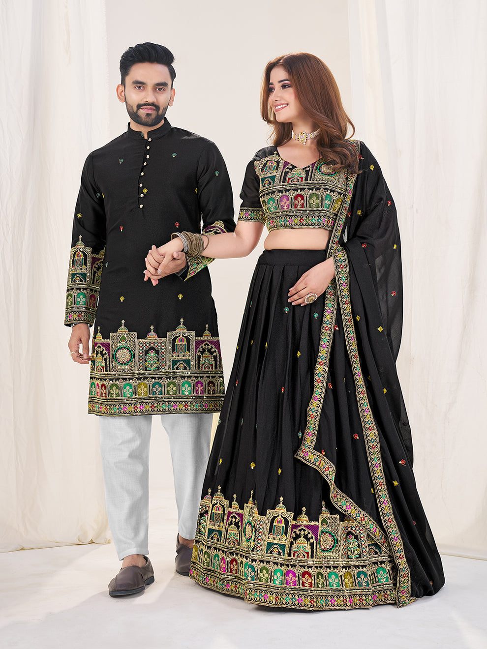 Wedding Ready Black Couple Set