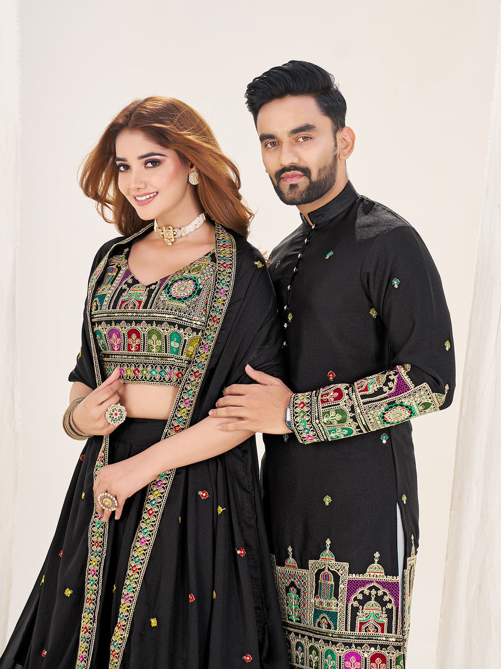 Wedding Ready Black Couple Set