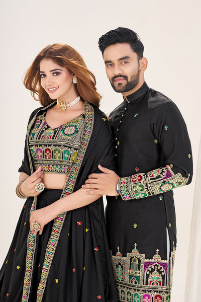 Wedding Ready Black Couple Set